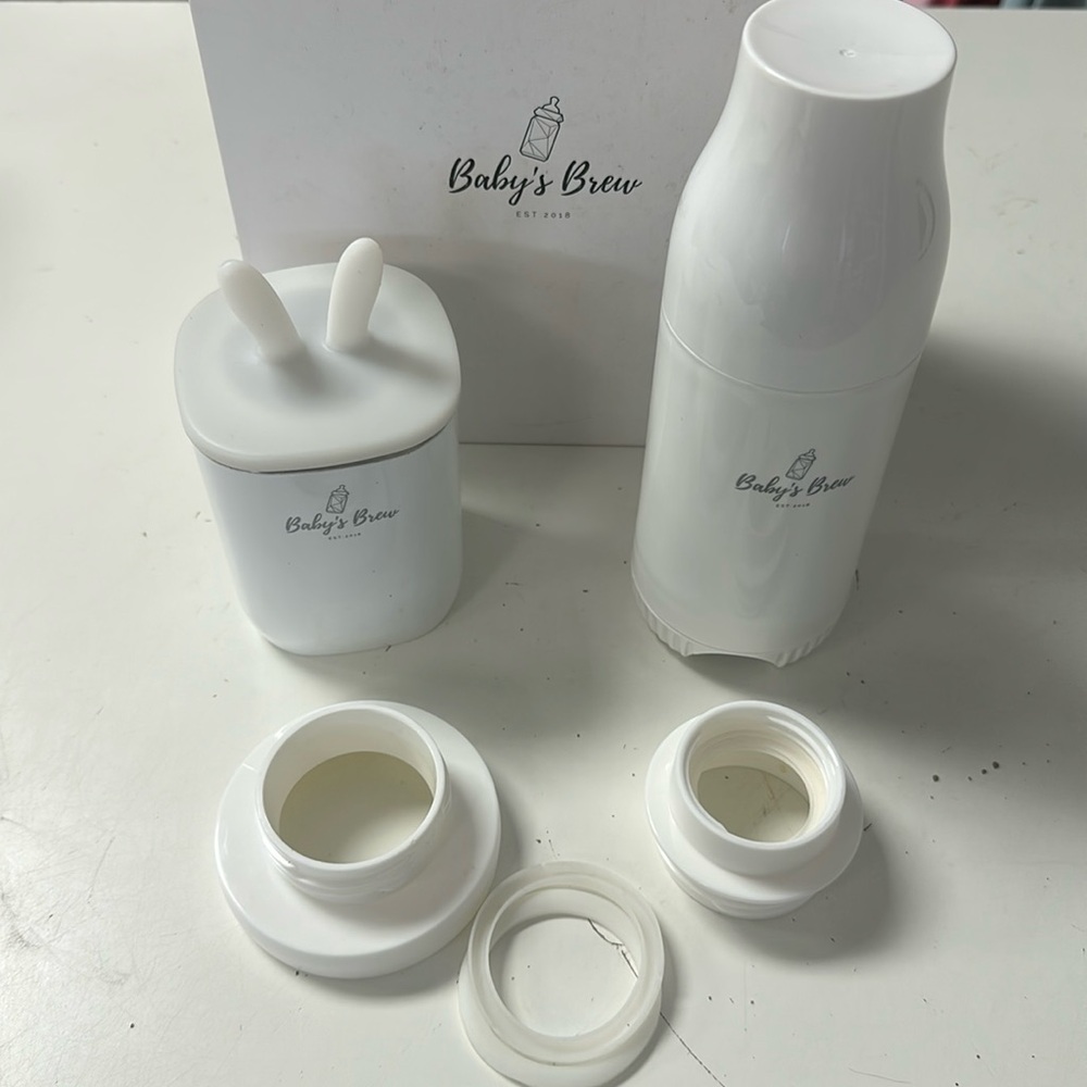 Baby Brew Portable Bottle Warmer with Dr Brown’s Adapters & Formula Dispenser